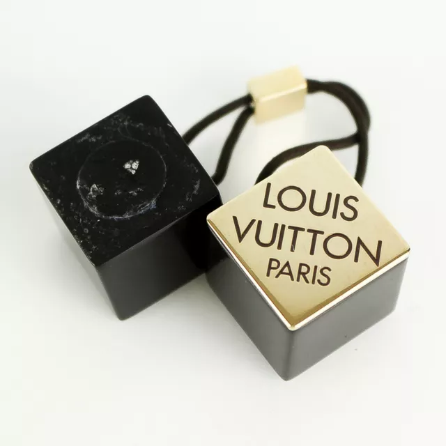 LOUIS VUITTON LV Logos Crystal Pink Cube Hair Band Hair