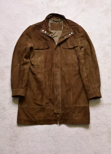 Khaki sales storemans coat