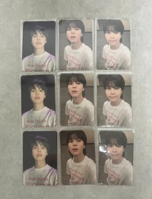 Bts Jimin Face Set Of 3 Pst Powerstation Lucky Draw Official Photocard