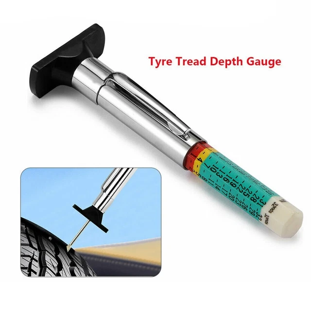 Profondeur Motif Pneu Jauge for Voiture/Camion/Scooter Filetage Profond Mètre