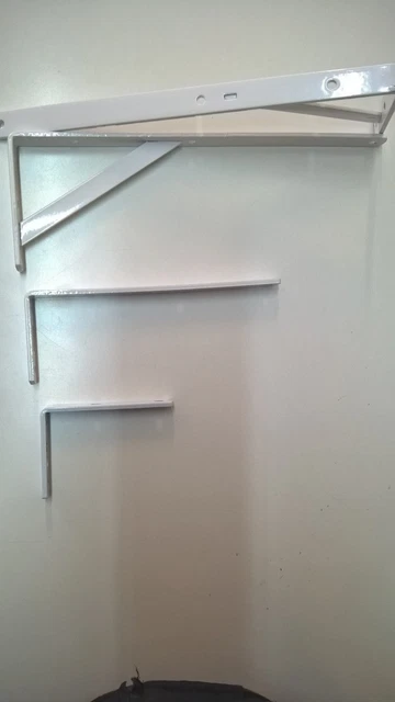 Staffe Per Tende In Metallo Argento - Set Da 2 Supporti Regolabili Fino A 80 Mm, Per Aste Diametro 19 Mm, Con Viti Incluse