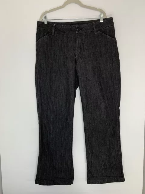 Lee Modern Serie Jeans 16 dunkelgrau hochstehend gerades Bein stretch kurvige Passform