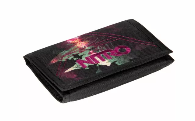 NITRO Daypacker Collection Wallet Geldbörse Black Rose Schwarz Violett Freizeit