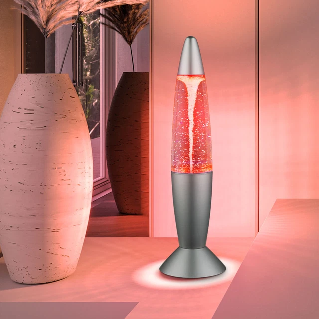 Pied De Lampe En Verre De Murano – Inclusion Paillettes Or – Bleu – H 16 Cm