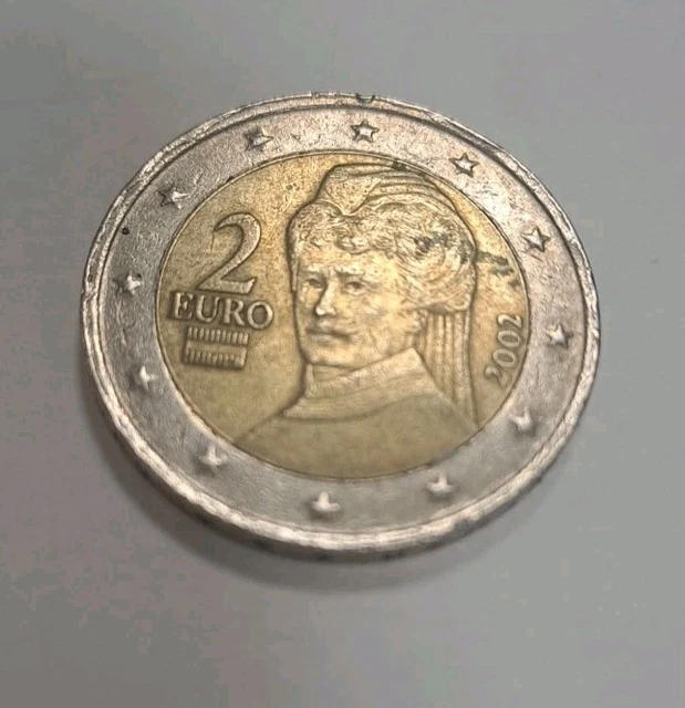 Pièce De 2 Euros 2002 Autriche - Rare Erreur De Frappe (Conio) - Pour Collectionneurs