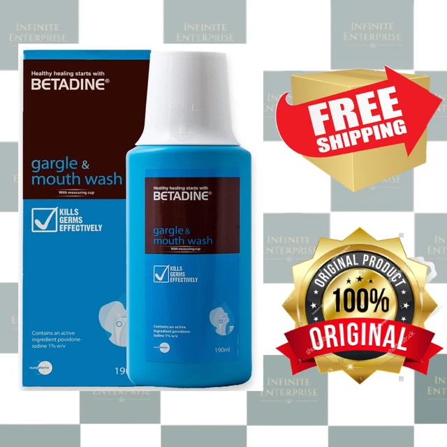 Gárgaras Y Lavado De Boca Betadine 240Ml Alivio Dolor De Garganta [Envío Gratuito] ~ 1 X