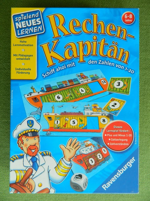 Ravensburger Zahlen-Zauber: Schatzsuche mit den Zahlen von 1-10/1 Spielplanaus drei Teilen / 1 Zauberschloss / 40 Schatzkärtchen / 4 Spielfiguren / 6 Aufstellfüße / 1 Spielanleitung : Meister, Heinz