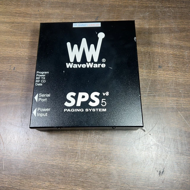 Waveware Sps5 V8 Paging System Control Unit