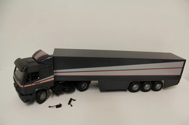 MATCHBOX SUPER-KINGS MERCEDES-BENZ Semi-Remorque Avec Grumes EUR 20,00