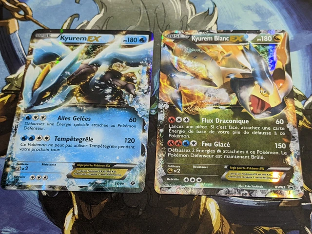 French Pokemon Cards: Kyurem EX 38/99 Next Destinies, BW63 Black Star Promo NM