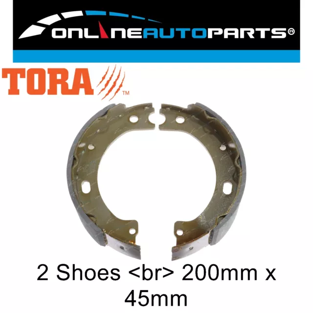 Parkbrake Handbrake Shoes for Nissan Patrol MQ MK 160 Park / Hand Brake Linings