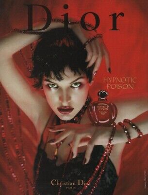 Dior Publicité papier Hypnotic poison de Christian Dior advertising paper 
