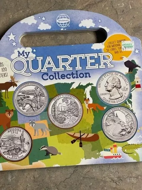 My Quarter Collection - all D Mint - All State and National Park Quarters, 117
