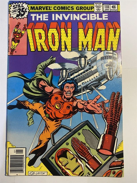 INVINCIBLE IRON MAN #119 1st James Rhodes Marvel Comics Cents 1979 VF/VF-