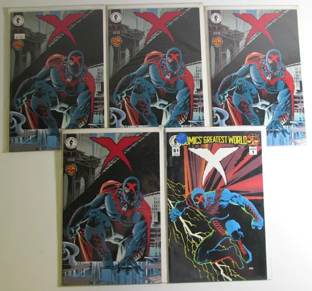 X Lot of 5 #1 (x4),Greates World 1 Dark Horse Comics (1994) NM Comic Books