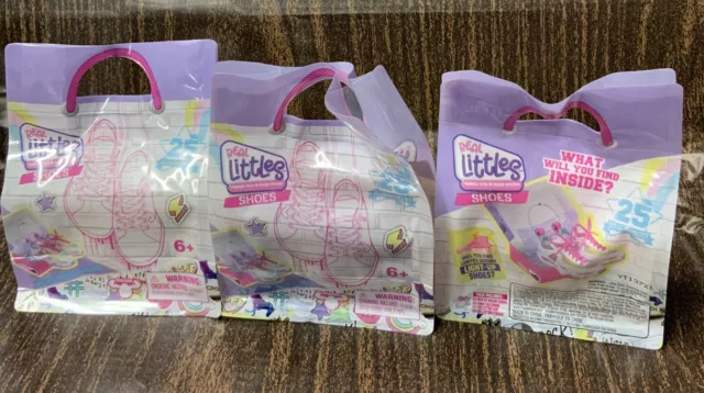 ⚡️Shopkins Real Littles Shoes Wild Child Basketball Shoes 🆕 Lot Of 3🆕