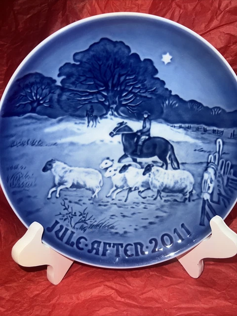 B & G Christmas Plate JULE AFTER Bing & Grondahl 2011