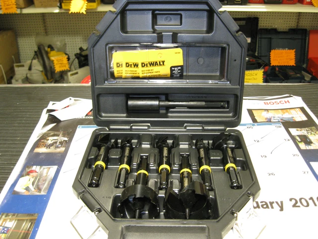 Dewalt Dw1649 ( 8 Piece ) Self Feed Bit Kit ( New )