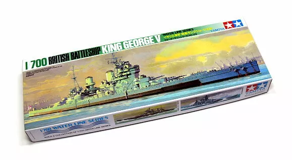 Tamiya Military Model 1/700 War Ship KING GEORGE V Battleship Scale Hobby 77525