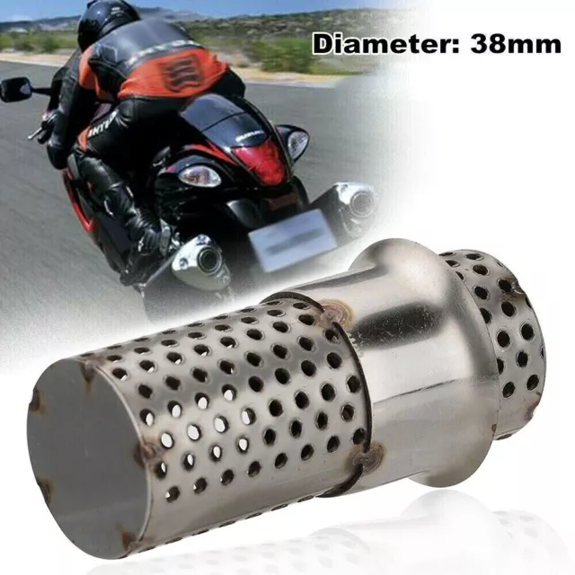 38mm Schalldämpfer Motorrad Auspuff Schalldämpfer Baffle Insert Pipe DB Killer