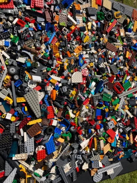 Legos usado a granel lote de 6 libras mega bloques piezas piezas ladrillo ladrillo