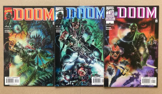Doom 1-3 complete set, VF+ to NM- Marvel comics.