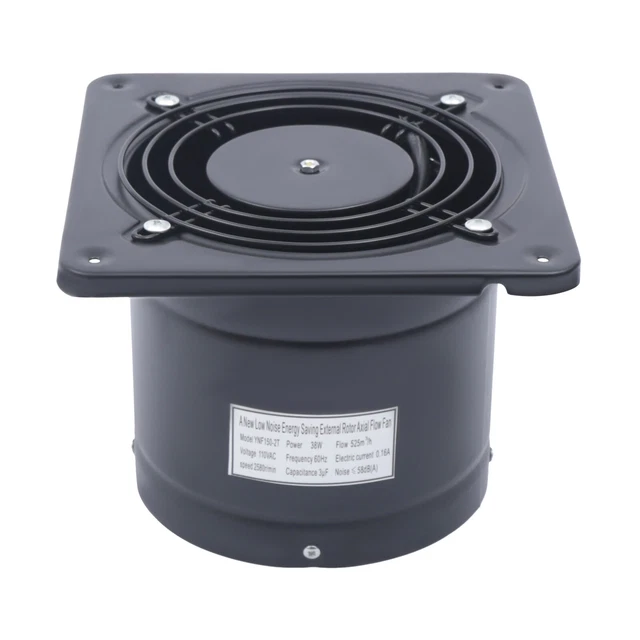 6IN EXHAUST AIR Ventilation Fan Basement Window Kitchen Bathroom Toilet