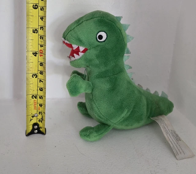 GENUINE PEPPA PIG Mr. Dinosaur Green Dino Plush Stuffed Animal £5.11