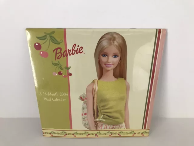 Barbie A 16 Month 2004 Wall Calendar -New Factory Sealed