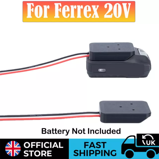 Battery DIY Adapter for Lidl Parkside X20V Team Lithium-ion Battery 14AWG  Wires