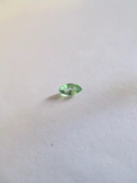 .31ct Loose Marquise Cut Green Quartz Gemstone 6 x 3mm