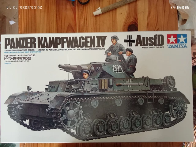 TAMIYA 1/35 PANZERKAMPFWAGEN IV Ausf. D OVP EUR 19,41 - PicClick DE