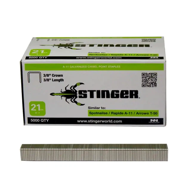 3/8 In. A-11 Galvanized Steel Staples (5000-Count)