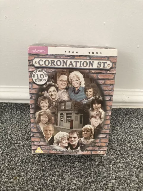 Coronation Street - 1980-1989 : 10 Disc 80 Episodes DVD - Good Condition