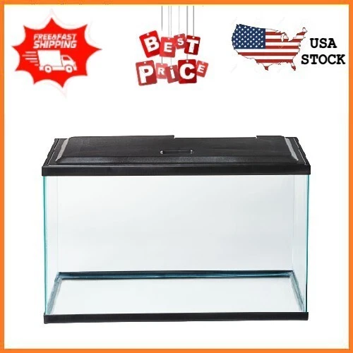 Aqua Culture 10-Gallon Glass Aquarium Starter Kit 10 GALLON:LED NV96098 13.3 lbs