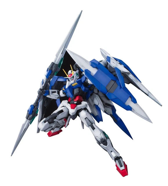 Bandai Hobby MG 00 Raiser "Gundam" 1/100 Scale Model Kit (BAN169914), Blue