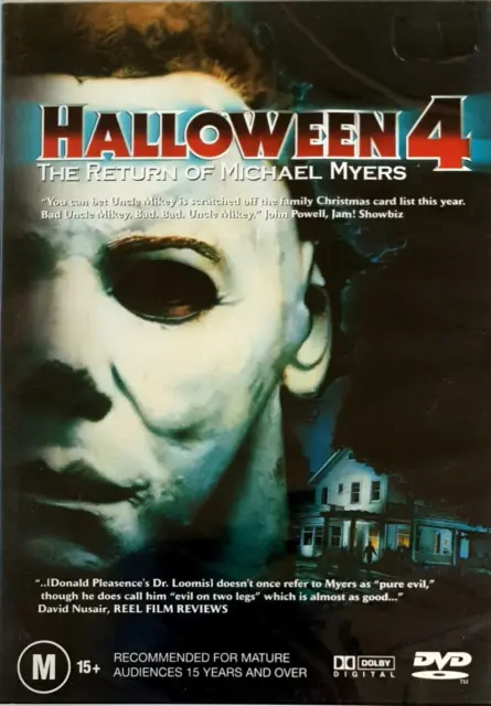 Halloween 4: The Return Of Michael Myers (1988) DVD-Donald Pleasance-OOP-RARE