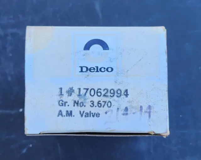 Delco 17062994 AM Valve 214-14