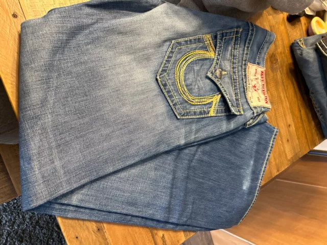 Mens True Religion Rainbow Billy jeans 38 x 34 22 of 25