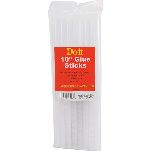 Do it 10 In. Standard Clear Hot Melt Glue (8-Pack) 349739 SIM Supply, Inc.