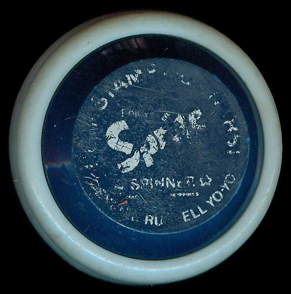 1970 Philippines SPRITE Coca COKE Cola SPINNER BLUE/WHITE Genuine Russell Yo-Yo