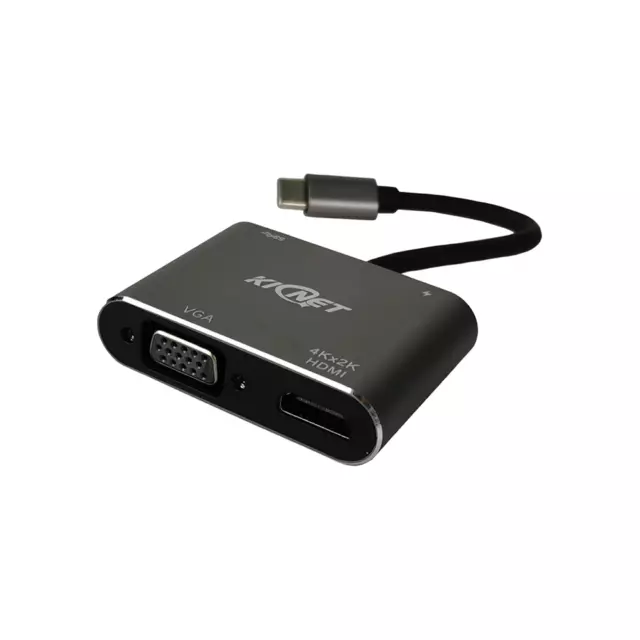 4 IN 1 USB Type C to 4k HD HDMI VGA USB 3.0 PD Hub Adapter