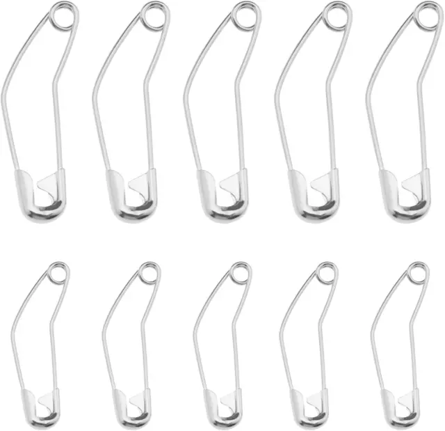 200Pcs Curved Safety Pins Curved Security Pins Quilting Basting Pins Curved Bast