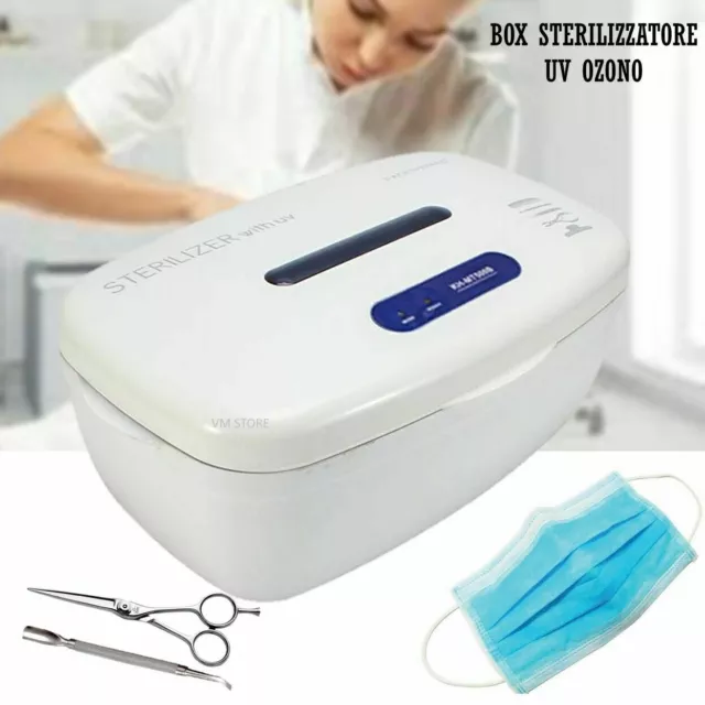 Sterilizzatore UV 13W 6,5 litri PARRUCCHIERI ESTETISTA Lampada Germicida 220V