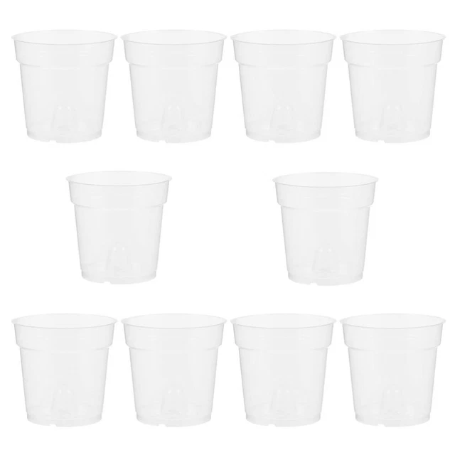 20 Pcs Pot De Fleur Enraciné D'orchidée Pp Jardinières Pour Plantes D'intérieur