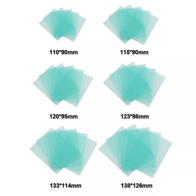 Pack Of 10 Protective Screens Inside Clear PC Replacement Screen Welding Helmet