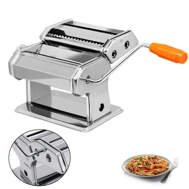 Edelstahl Nudelmaschine Lasagne Spaghetti Tagliatelle Pastamaschine  Pastamaker#