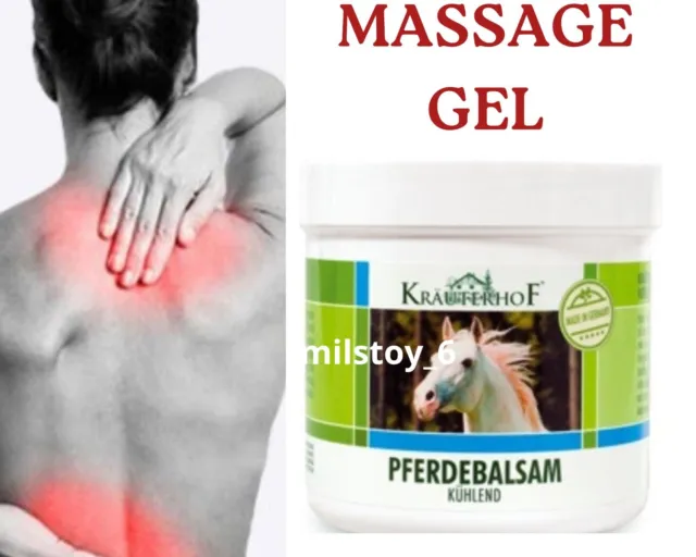 Krauterhof Massage Gel Horse Chestnut Arnica 100 ml No Muscle Pain