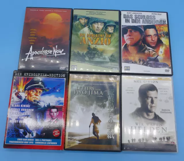 DVD Auswahl, Sammlung, Konvolut aus der Kategorie Kriegsfilme