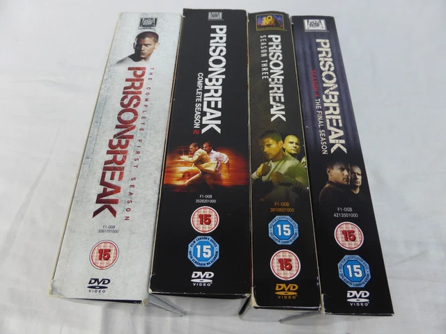 PRISON BREAK COMPLETE Seasons 1 to 4 DVD Box Sets £19.95 - PicClick UK